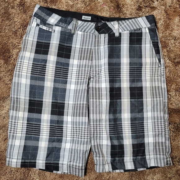 Hurley Other - hurley summer shirts for men plaid
Gray black